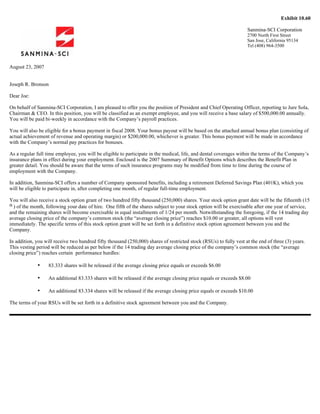  Sanmina-SCI's 2007 10-K