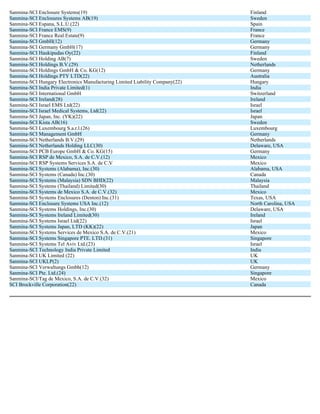  Sanmina-SCI's 2007 10-K