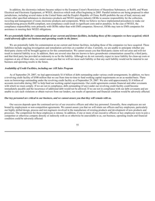  Sanmina-SCI's 2007 10-K