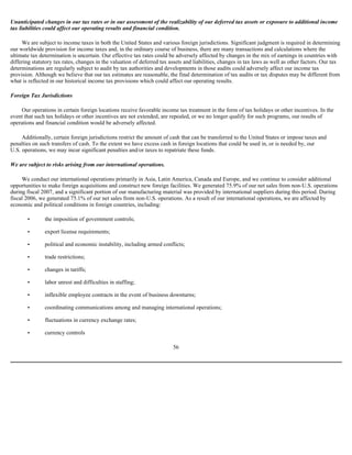  Sanmina-SCI's 2007 10-K