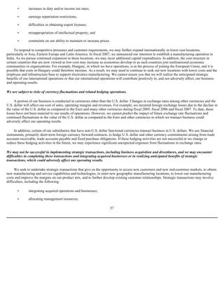  Sanmina-SCI's 2007 10-K