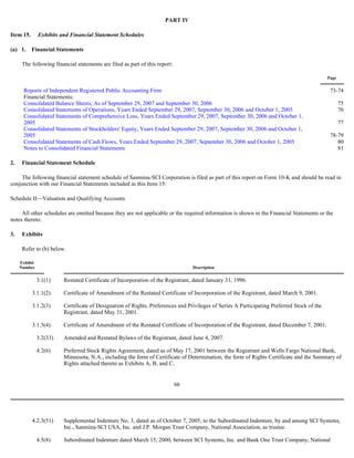  Sanmina-SCI's 2007 10-K