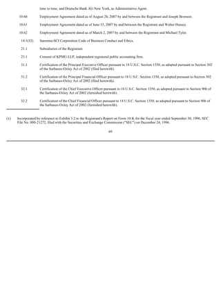  Sanmina-SCI's 2007 10-K