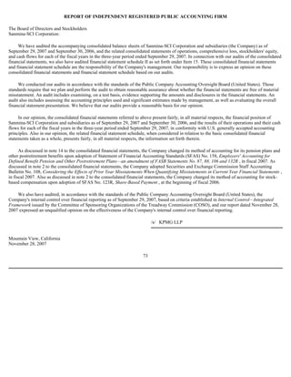  Sanmina-SCI's 2007 10-K