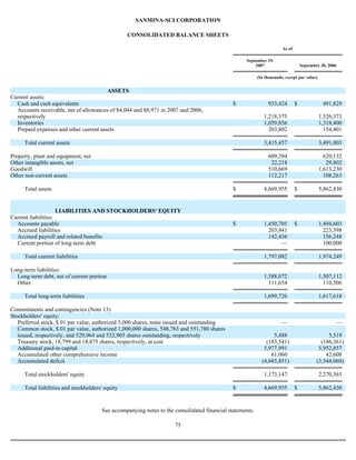  Sanmina-SCI's 2007 10-K