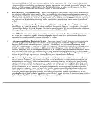  Sanmina-SCI's 2007 10-K