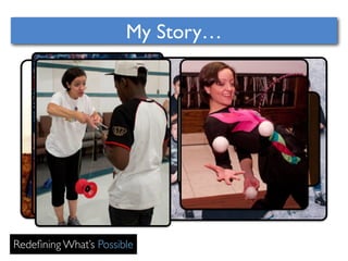 My Story… 
Redefining What’s Possible 
 