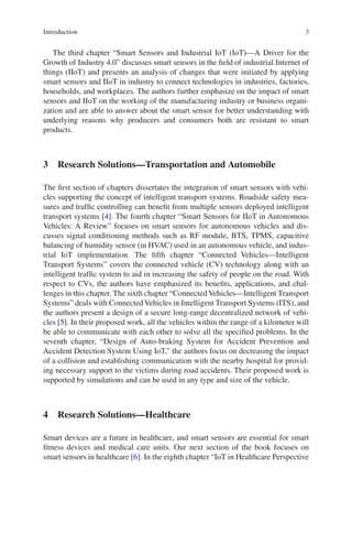 Smart Sensors For Industrial Internet Of Things Deepak Gupta | PDF