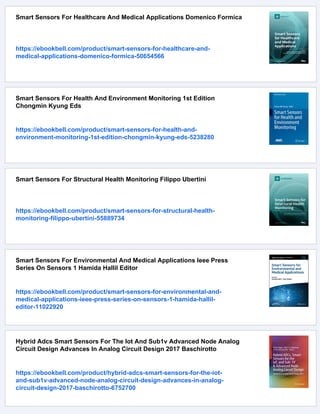 Smart Sensors For Industrial Internet Of Things Deepak Gupta | PDF