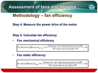 fan and its components in details in calculation | PPT