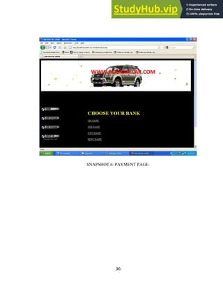 SNAPSHOT 6: PAYMENT PAGE.
36
 