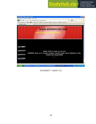 SNAPSHOT 7: ABOUT US
37
 