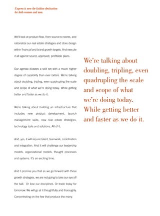 limited brands annual report 2001 full