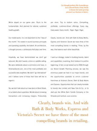 limited brands annual report 2001 full