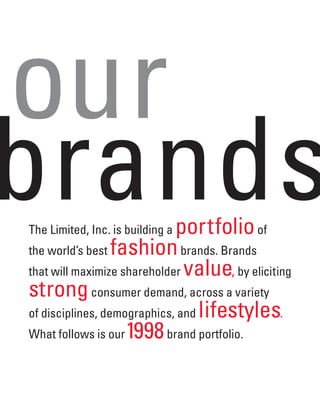 limited brands annual report 1998_full