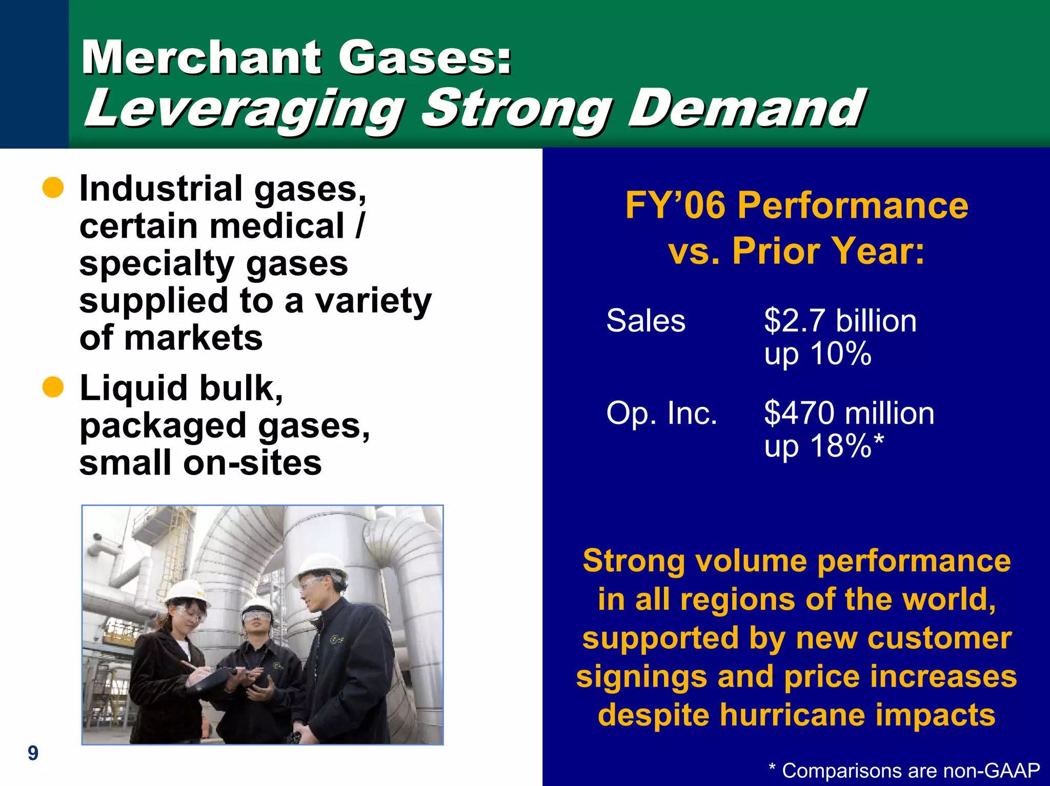air products & chemicals 16 May 2007 Goldman Sachs