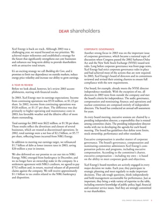 xcel energy ar 03 narrative