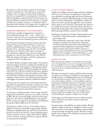 xcel energy ar 03 narrative