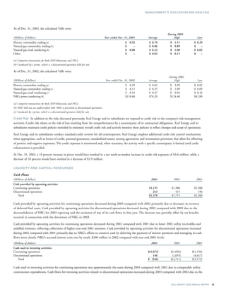 xcel energy ar 03 financials