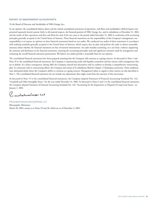 xcel energy ar 03 financials