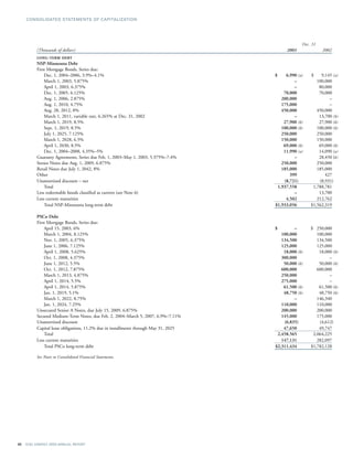 xcel energy ar 03 financials