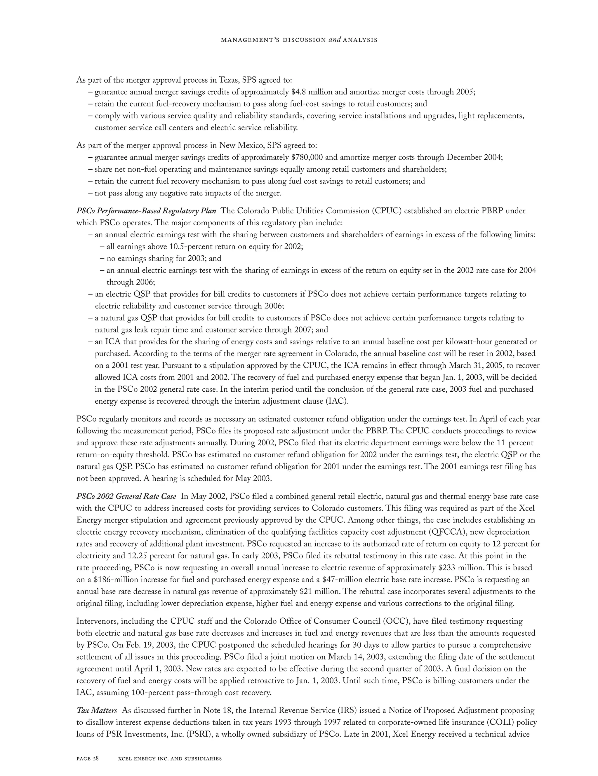 xcel energy ar 02 fin