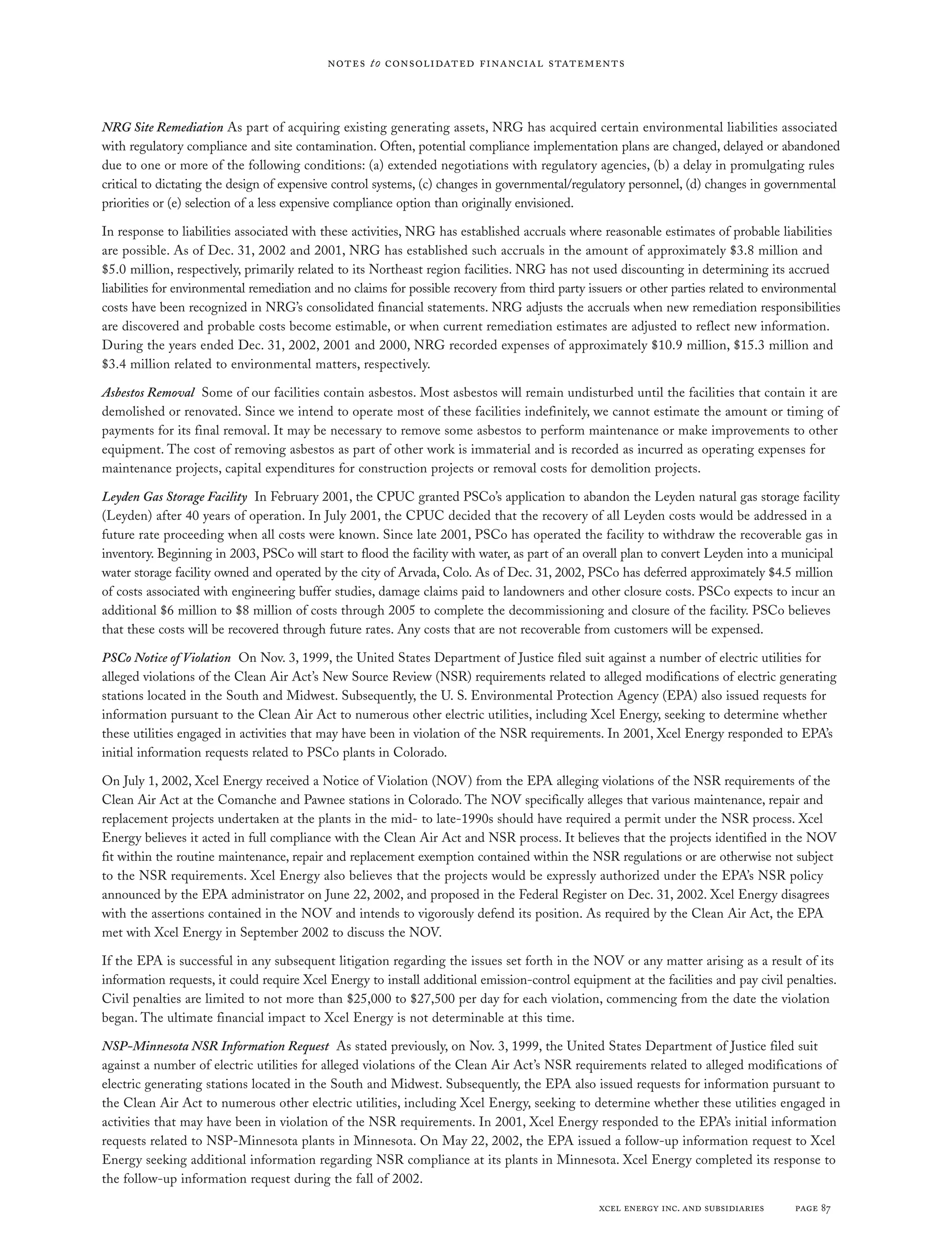 xcel energy ar 02 fin