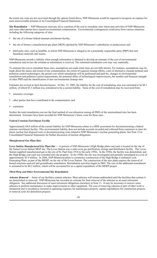 xcel energy NSP-MN_2005_10K