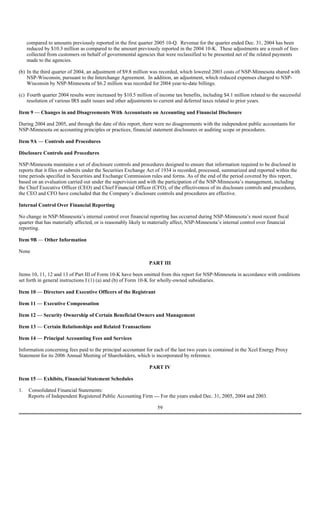 xcel energy NSP-MN_2005_10K