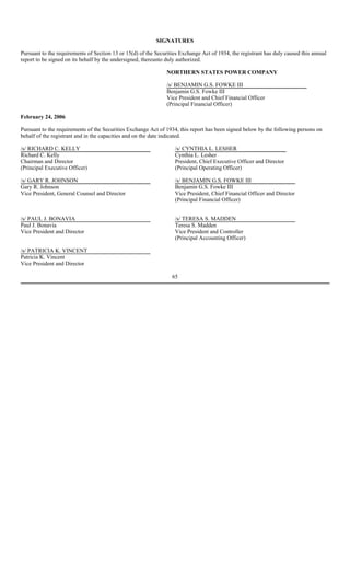 xcel energy NSP-MN_2005_10K