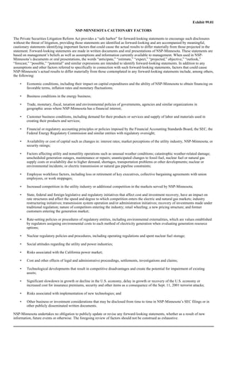 xcel energy NSP-MN_2005_10K