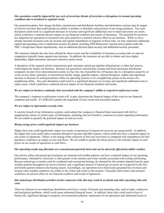 xcel energy 2007 NSP-WI10-K