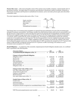 xcel energy 2007 NSP-WI10-K