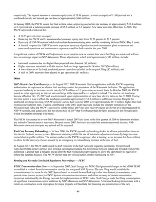 xcel energy 2007 NSP-WI10-K