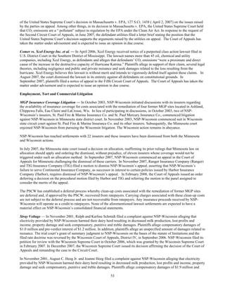 xcel energy 2007 NSP-WI10-K