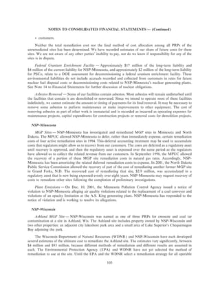 xcel energy utility subsidiaries 200110-k