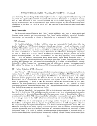 xcel energy utility subsidiaries 200110-k