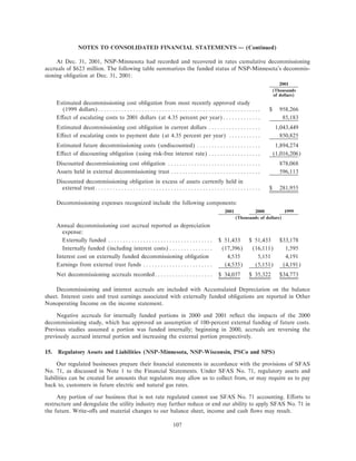 xcel energy utility subsidiaries 200110-k