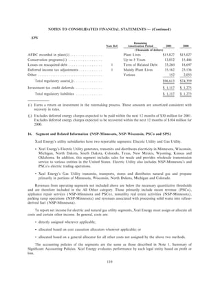 xcel energy utility subsidiaries 200110-k
