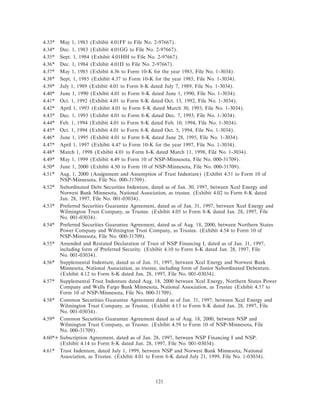 xcel energy utility subsidiaries 200110-k