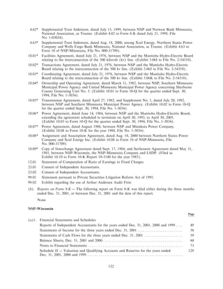xcel energy utility subsidiaries 200110-k