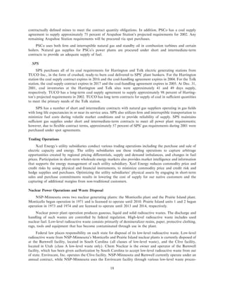 xcel energy utility subsidiaries 200110-k