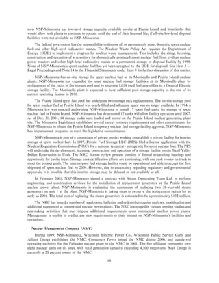 xcel energy utility subsidiaries 200110-k