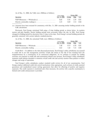 xcel energy utility subsidiaries 200110-k