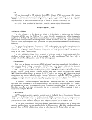 xcel energy utility subsidiaries 200110-k