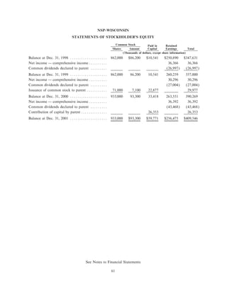 xcel energy utility subsidiaries 200110-k