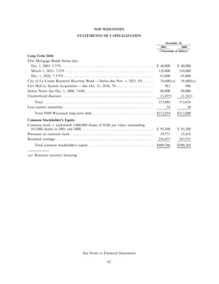 xcel energy utility subsidiaries 200110-k