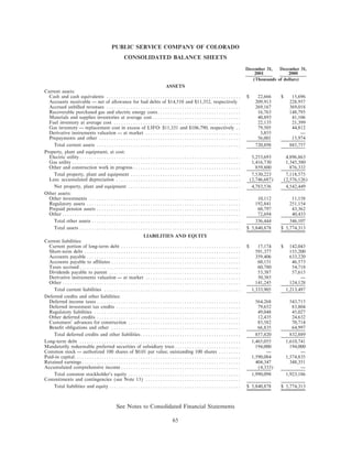 xcel energy utility subsidiaries 200110-k