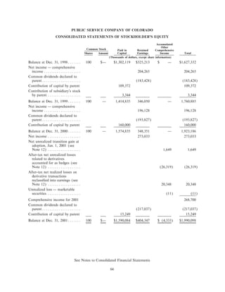 xcel energy utility subsidiaries 200110-k