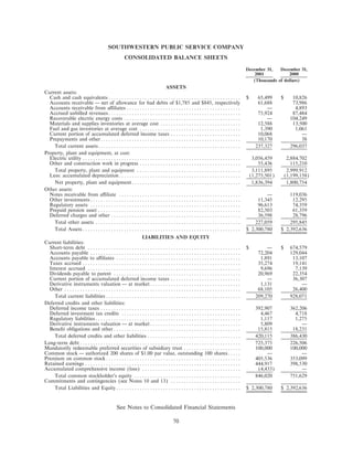 xcel energy utility subsidiaries 200110-k